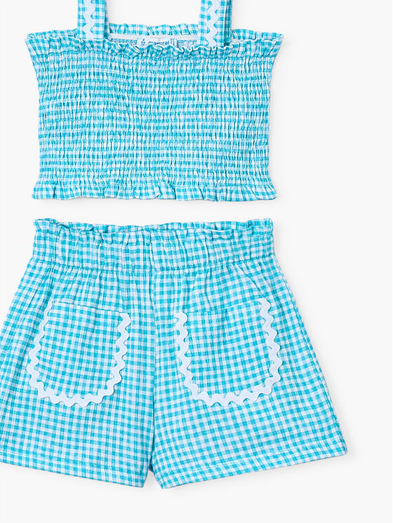 Mayoral Mayoral Set Top und Shorts 3232 Blau Regular Fit