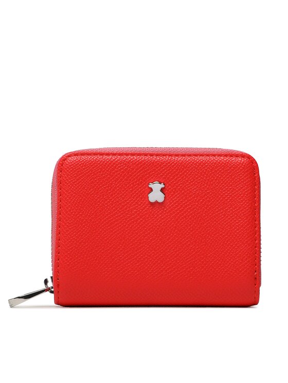 TOUS TOUS Kleine Damen Geldbörse Monedero M. New Dubai 2001690017 Rot