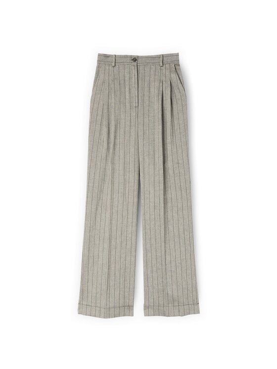 Motivi Motivi Spodnie materiałowe P093Q004553N0S3 Szary Over Fit