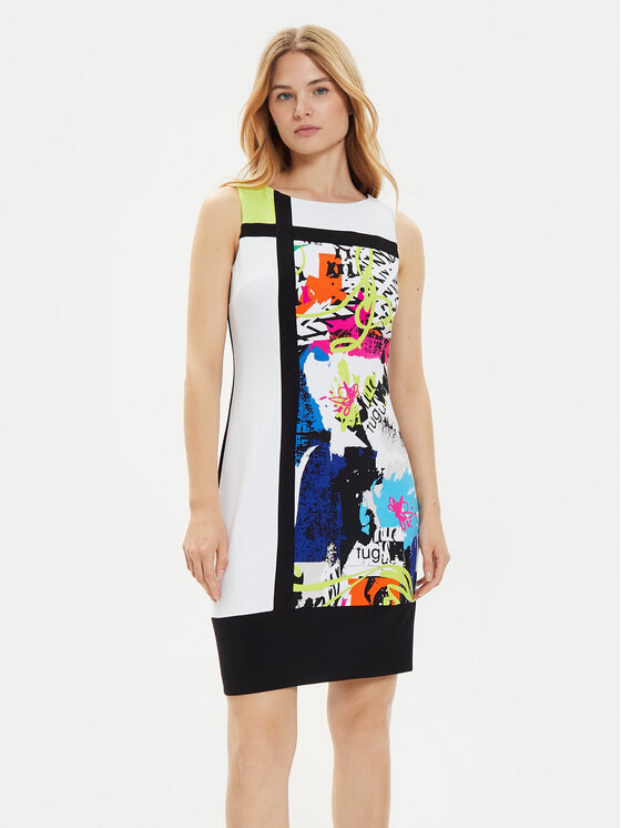 Joseph Ribkoff Letné šaty 241296 Farebná Slim Fit