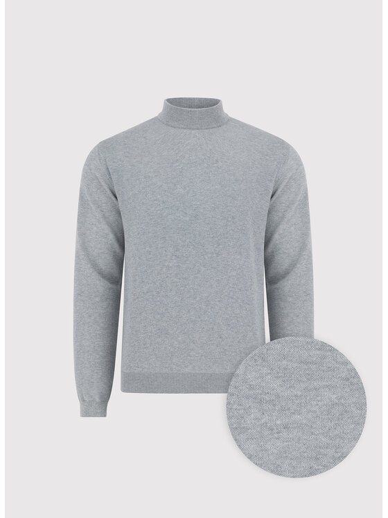 Pako Lorente Pako Lorente Sweter P26WN-2X-009 Szary Reglan Fit