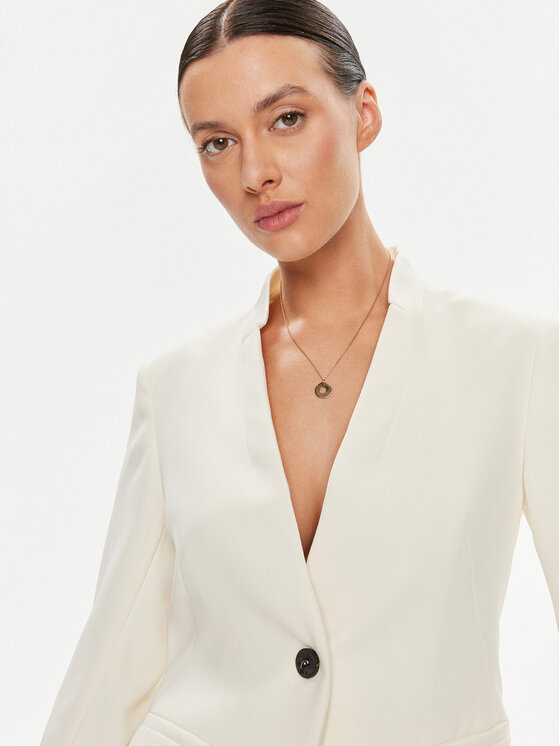 Marella Marella Giacca da abito Miranda 30410611 Beige Regular Fit