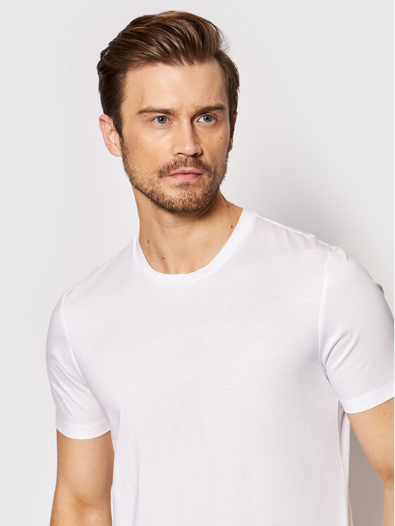 BOSS Boss T-krekls Tessler 50468395 Balts Slim Fit