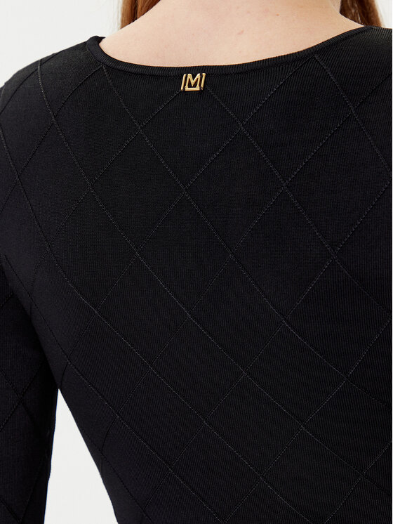 Marciano Guess Marciano Guess Трикотажна сукня 5YGK23 5036Z Чорний Slim Fit