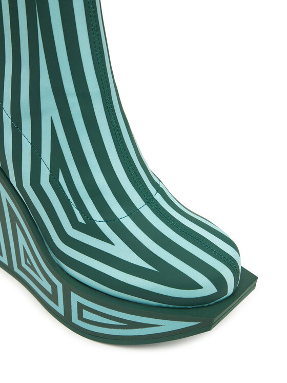 United Nude United Nude Μποτάκια Wa Bootie Hi 1087993382 Πράσινο