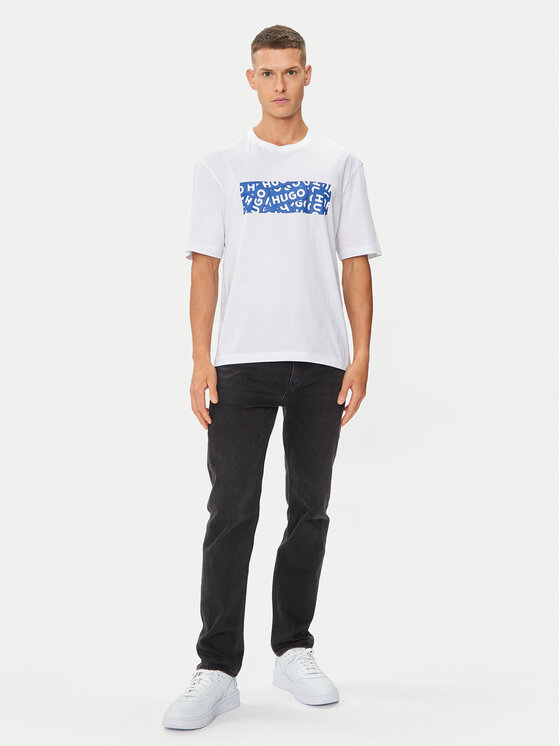 HUGO Hugo T-shirt Nalayo 50515203 Bijela Regular Fit