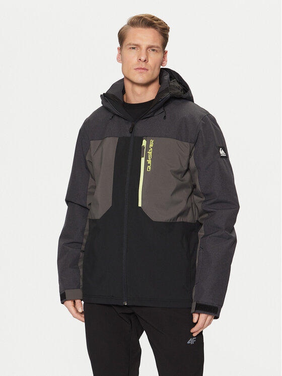 Quiksilver Quiksilver Lyžařská bunda Dawson EQYTJ03451 Černá Slim Fit