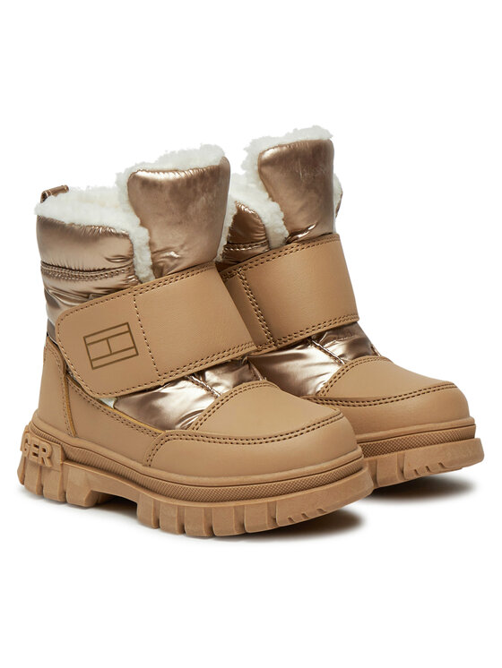Tommy Hilfiger Tommy Hilfiger Μπότες Χιονιού Fur Boot T1A5-33605-1695 M Μπεζ