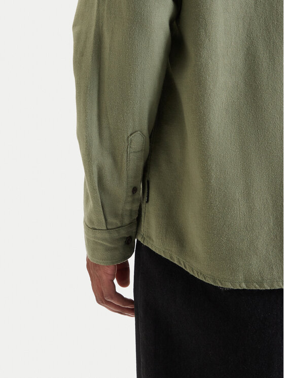 Quiksilver Quiksilver Риза Motherfly Solid EQYWT04651 Зелен Regular Fit