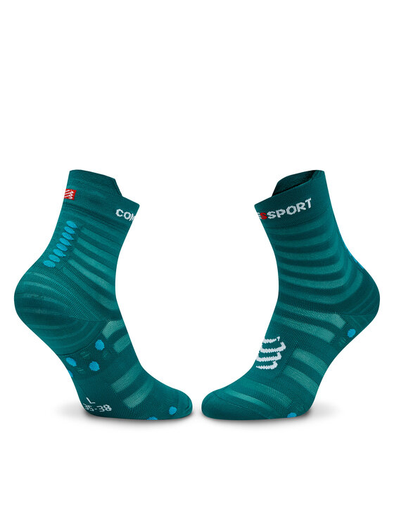Compressport Compressport Klasické ponožky Unisex Pro Racing Socks V4.0 Ultralight Run High XU00050B Zelená