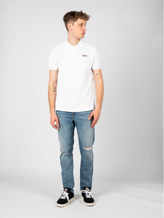 Diesel Diesel Polokošile A04087-0JMAD Bílá Regular Fit