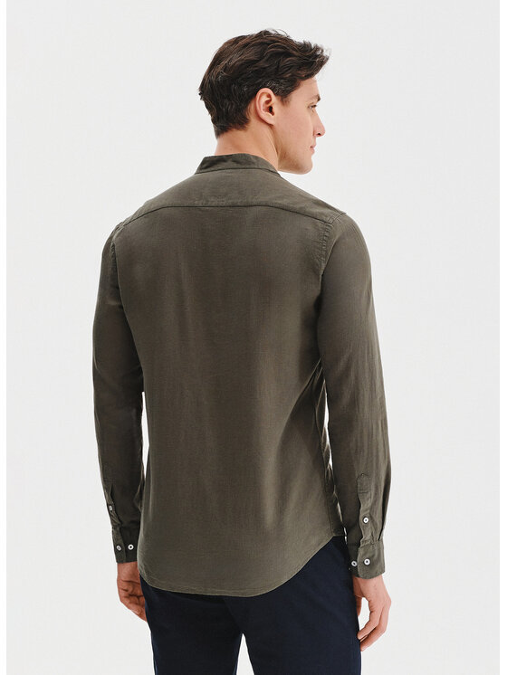 Pako Lorente Pako Lorente Koszula P25SF-1X-007 Zielony Slim Fit