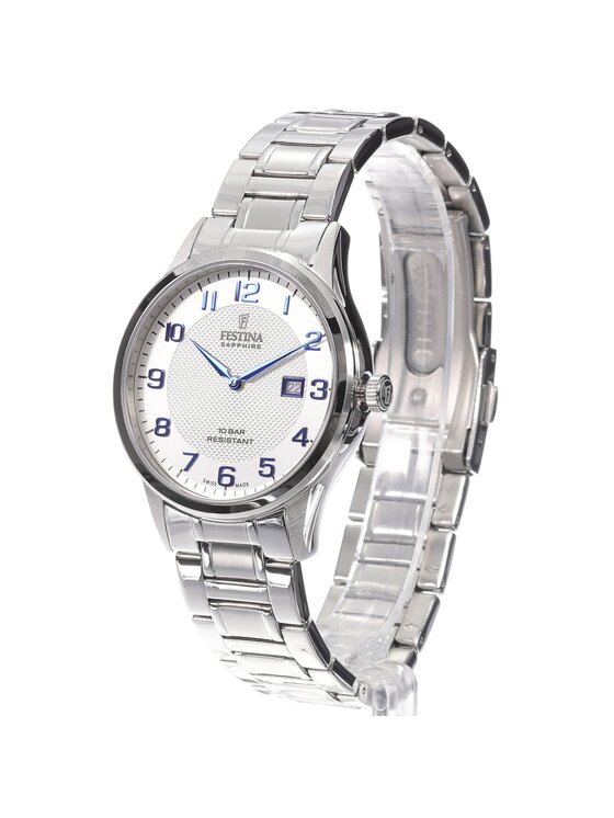 Festina Festina Zegarek F20067-1 Srebrny