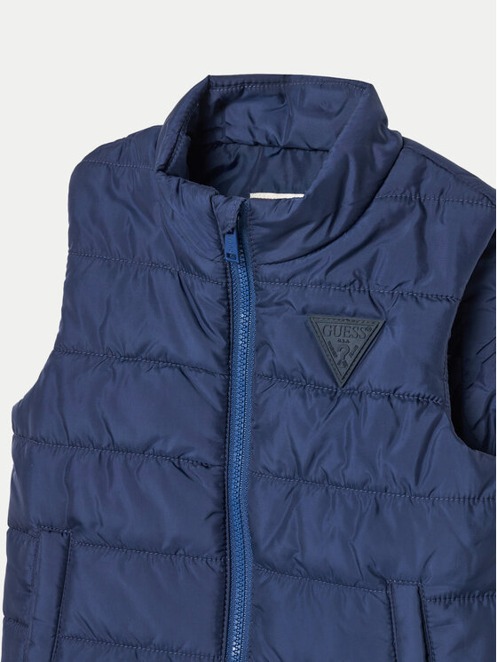 Guess Guess Bezrękawnik H4YT01 WCFM0 Granatowy Regular Fit