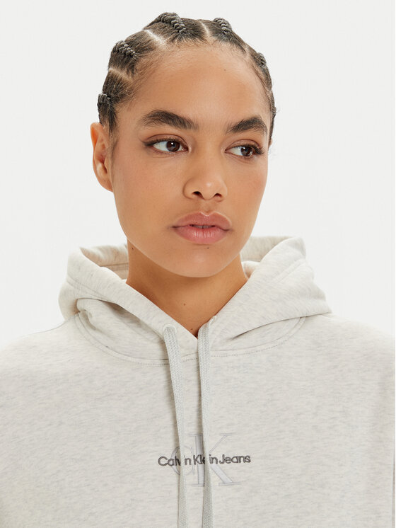 Calvin Klein Jeans Calvin Klein Jeans Sweatshirt Monologo J20J223536 Grau Regular Fit