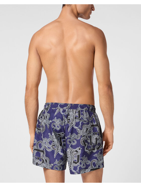 PHILIPP PLEIN PHILIPP PLEIN Kąpielówki 25013 Granatowy