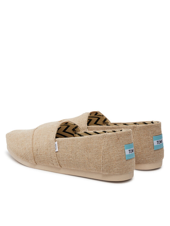 Toms Toms Туфлі Alpargata 10018736 Бежевий
