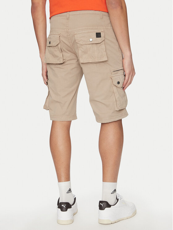 Alpha Industries Alpha Industries Bavlnené šortky 136250 Béžová Regular Fit