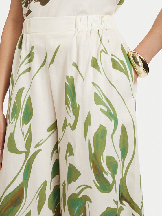 ACCESS FASHION ACCESS FASHION Kulot 63-5070-0250 Krem Wide Leg