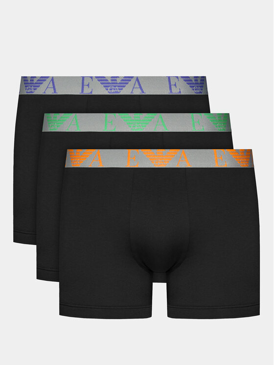 Emporio Armani Underwear Set 3 parov boksaric 111473 4R715 29821 Črna