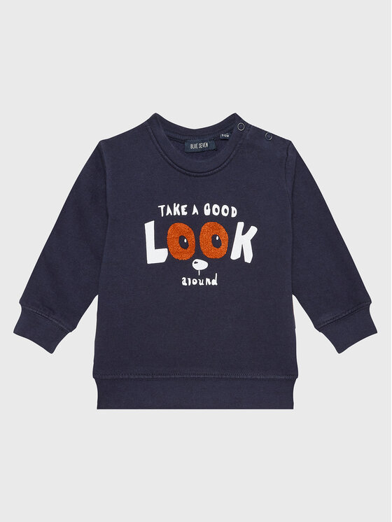 Blue Seven Blue Seven Μπλούζα 984093 Σκούρο μπλε Regular Fit