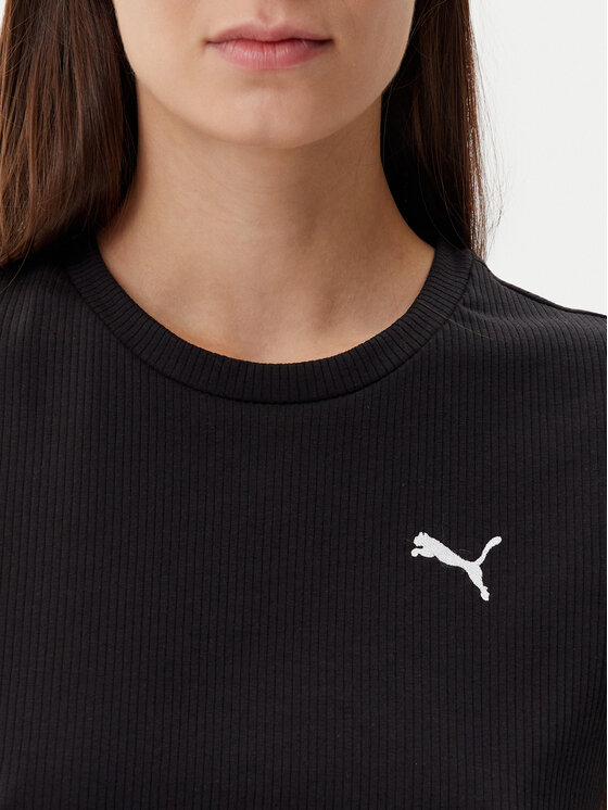 Puma Puma Póló Ess Elevated 685021 Fekete Slim Fit