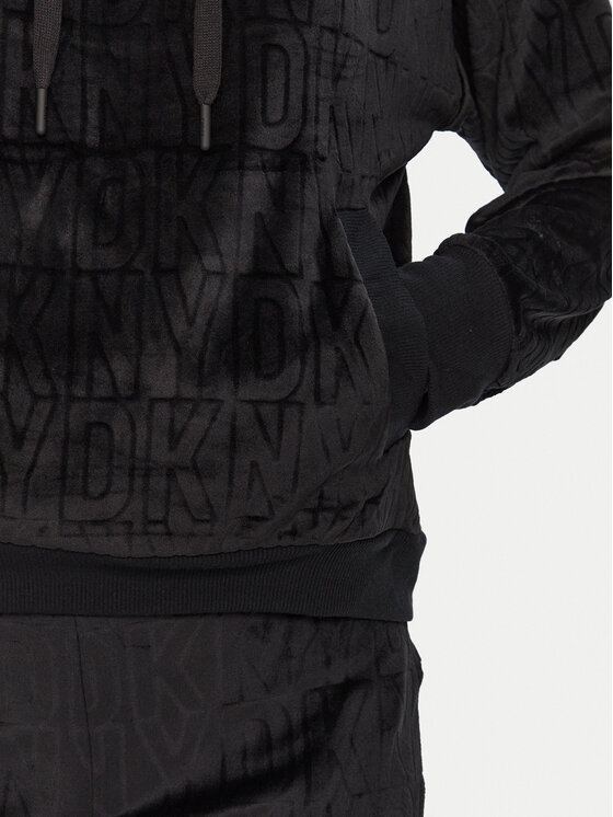 DKNY DKNY Piżama YI80034 Czarny Relaxed Fit