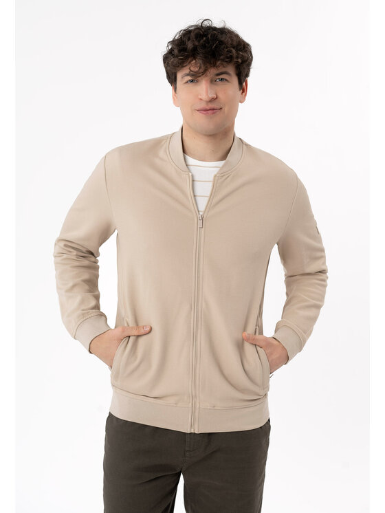 Volcano Volcano Bluza B-BONET Beżowy Regular Fit