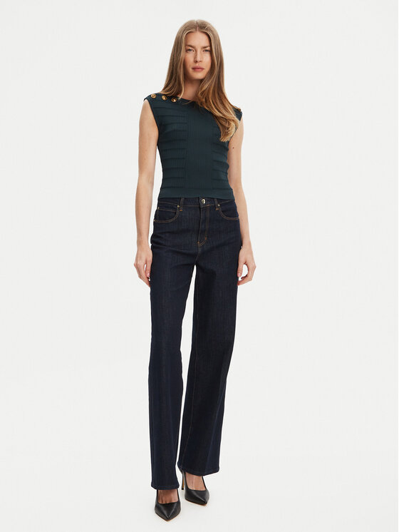 Guess Guess Блузка W5YR12 Z0130 Зелений Regular Fit