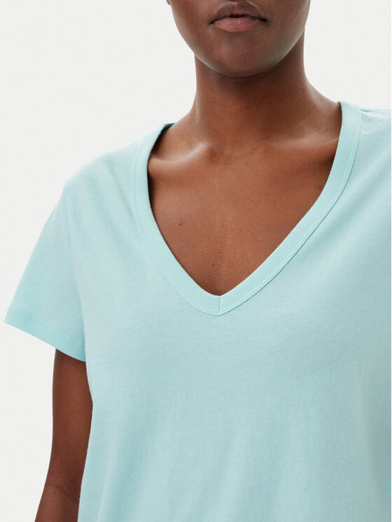 Gap Gap T-Shirt 723631-06 Zielony Regular Fit