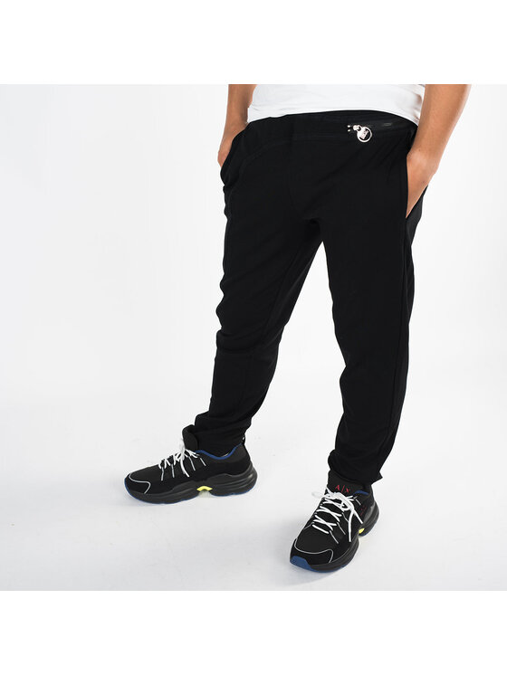 Bikkembergs Bikkembergs Παντελόνι υφασμάτινο A 1 02B HM E B072 Μαύρο Regular Fit