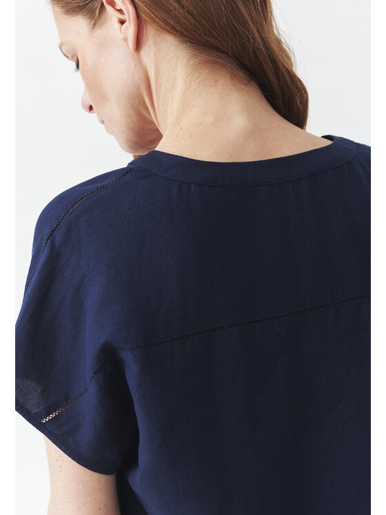 TATUUM TATUUM Bluzka SARAKINO Granatowy Loose Fit