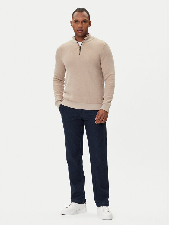 Bugatti Bugatti Pullover 7500-85525D Beige Regular Fit
