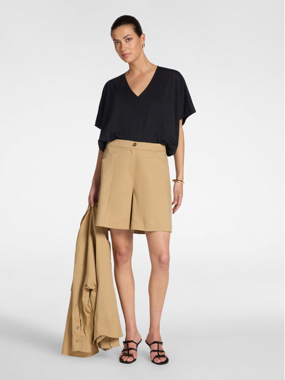 Elena Mirò Elena Mirò T-Shirt S800E003683N033 Czarny Regular Fit