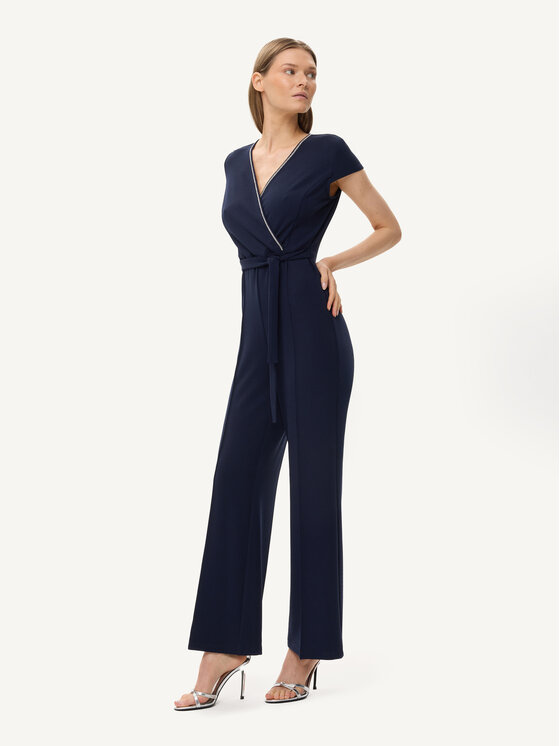 KMX KMX Kombinezon 192860012 Granatowy Fitted Fit