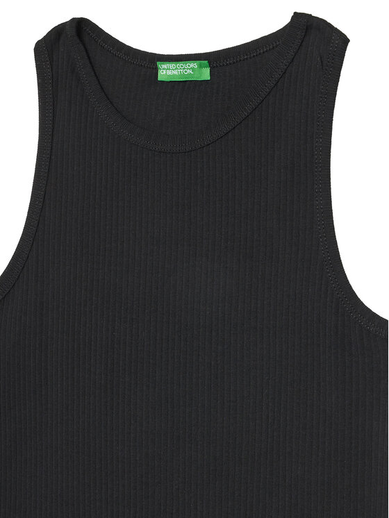 United Colors Of Benetton United Colors Of Benetton Τοπ 31H3CH01F Μαύρο Slim Fit