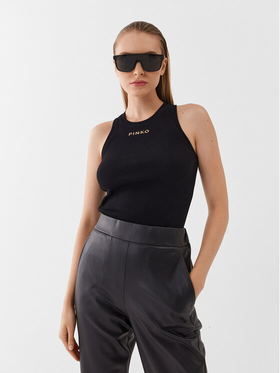PINKO Pinko Top 100822 A15E Čierna Regular Fit