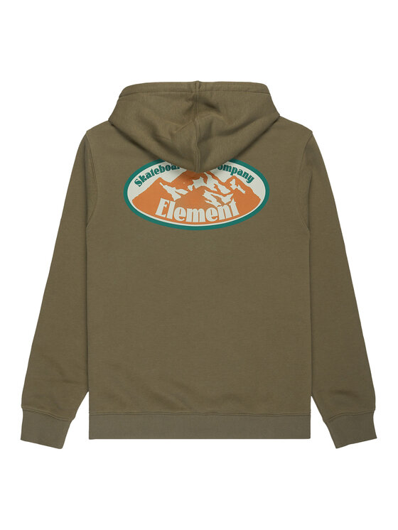 Element Element Pulóver Epic Po ELYSF00319 Khaki Regular Fit