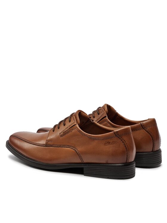 Clarks Clarks Półbuty Tilden Walk 261300957 Brązowy