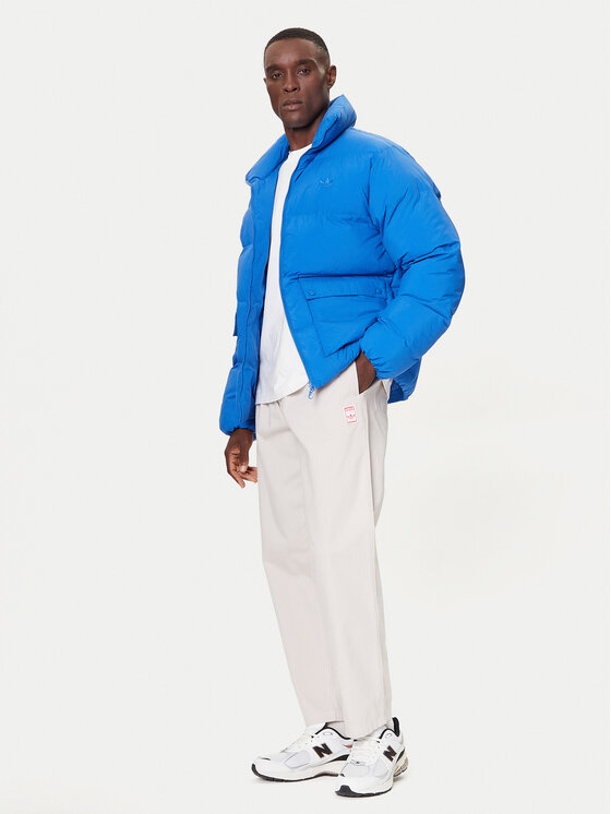 adidas adidas Зимова куртка JX4088 Голубий Slim Fit