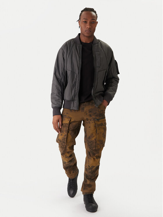G-Star Raw G-Star Raw Kalhoty z materiálu Rovic Zip 3D D02190-E081 Zelená Tapered Fit