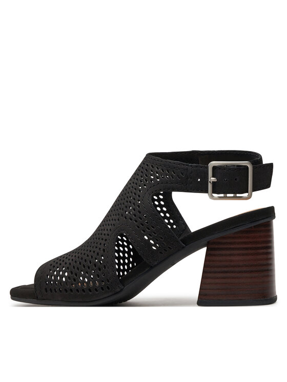 Clarks Clarks Босоніжки Siara65 Flow 26176344 Чорний