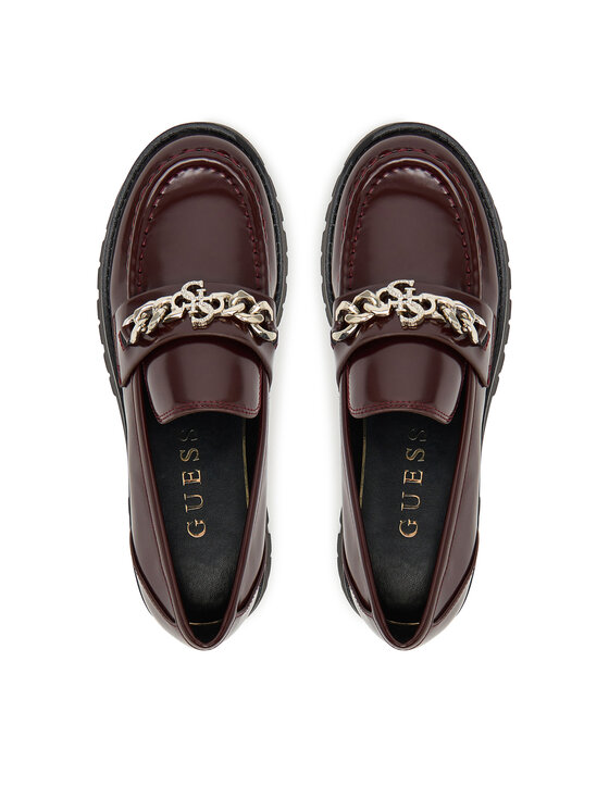 Guess Guess Čevlji brez vezalk FLPALR ELE14 Bordo rdeča
