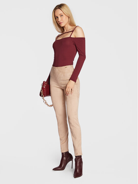 Body W2BP54 K49A1 Bordeaux Slim Fit