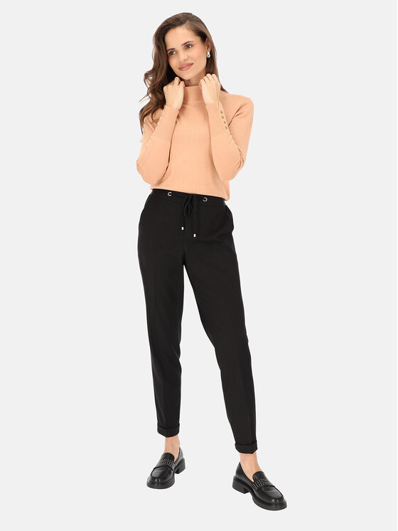 L’AF L’AF Spodnie materiałowe Liberty Czarny Regular Fit