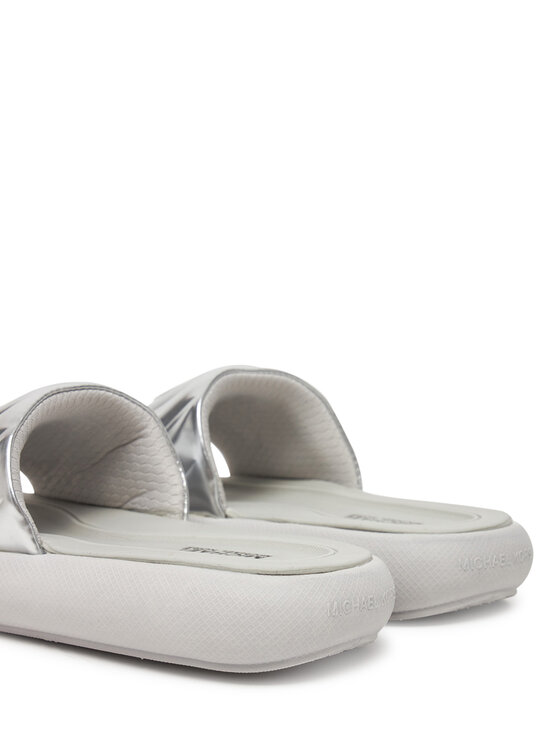 MICHAEL Michael Kors MICHAEL Michael Kors Klapki MK01421040 Srebrny