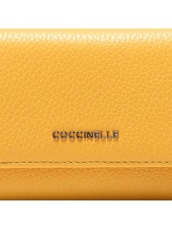 Coccinelle Coccinelle Portafoglio Metallic S1 Giallo