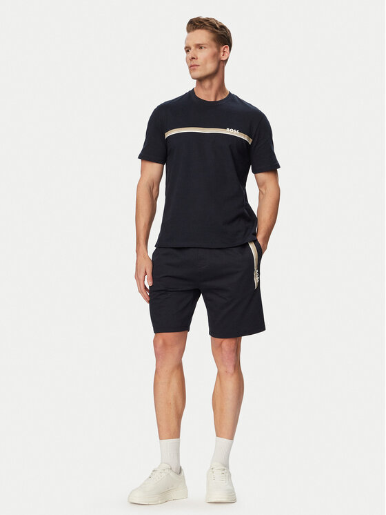 BOSS BOSS Tričko Authentic 50561470 Tmavomodrá Regular Fit