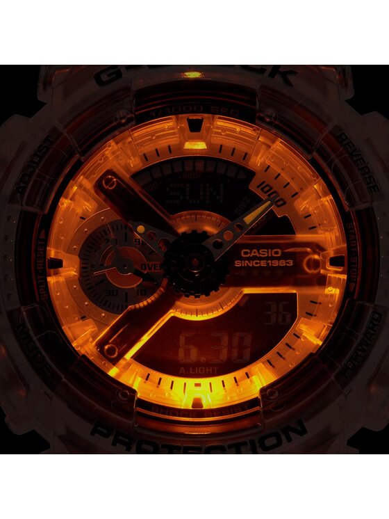 G-Shock G-Shock Zegarek GA-114RX-7AER Przezroczysty