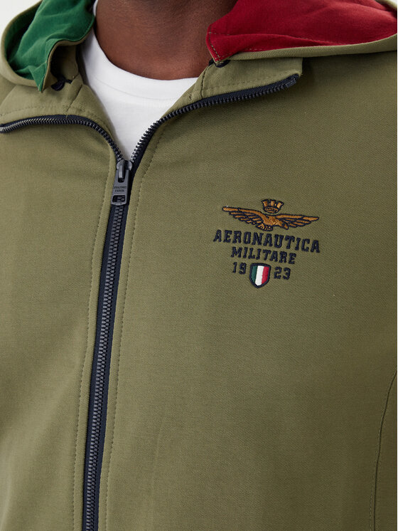Aeronautica Militare Aeronautica Militare Bluza 261FE2097UF00674 Zielony Regular Fit